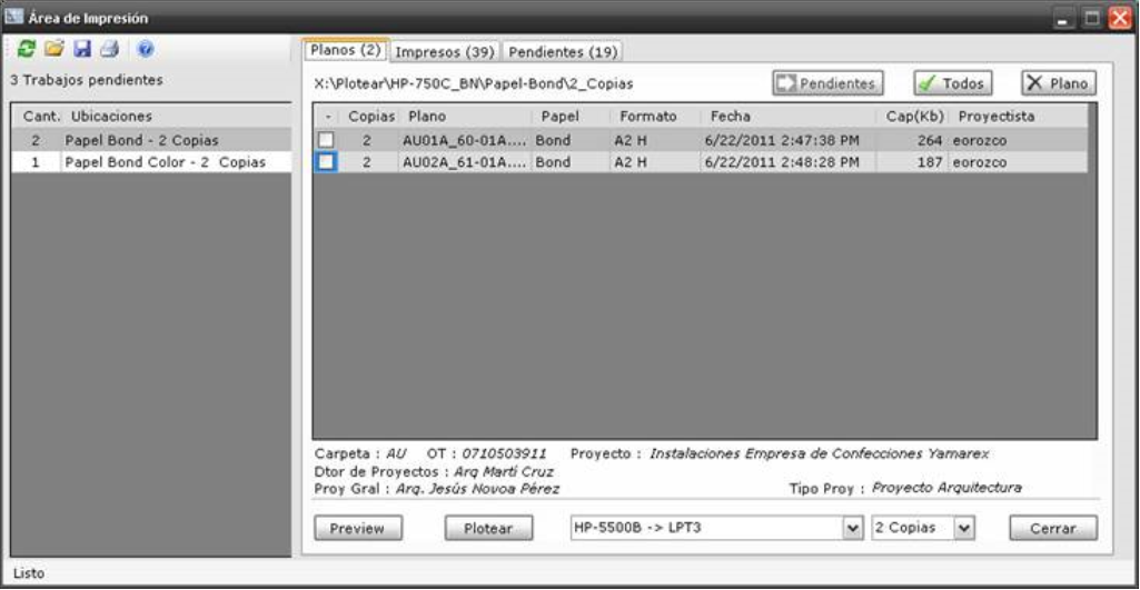 Blueprints Location View