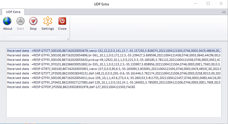 UDP Receiver